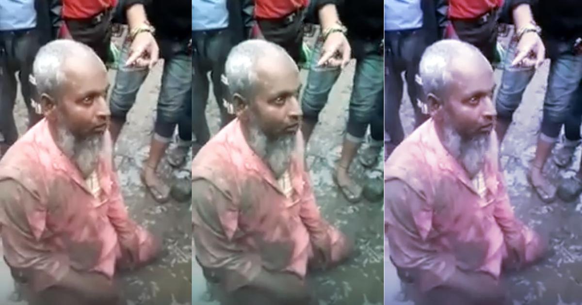 In Assam, a Muslim was forced to eat pork. His family has been selling