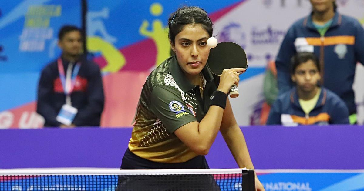 National Games, Table Tennis Gujarat men, West Bengal women win team