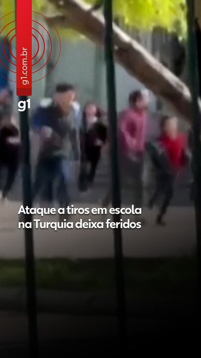 Vídeo Ataque a tiros em escola na Turquia deixa feridos Mundo G1