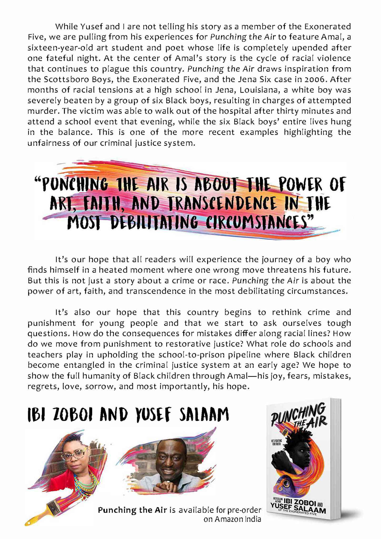 Punching the Air by Ibi Zoboi and Yusef Salaam