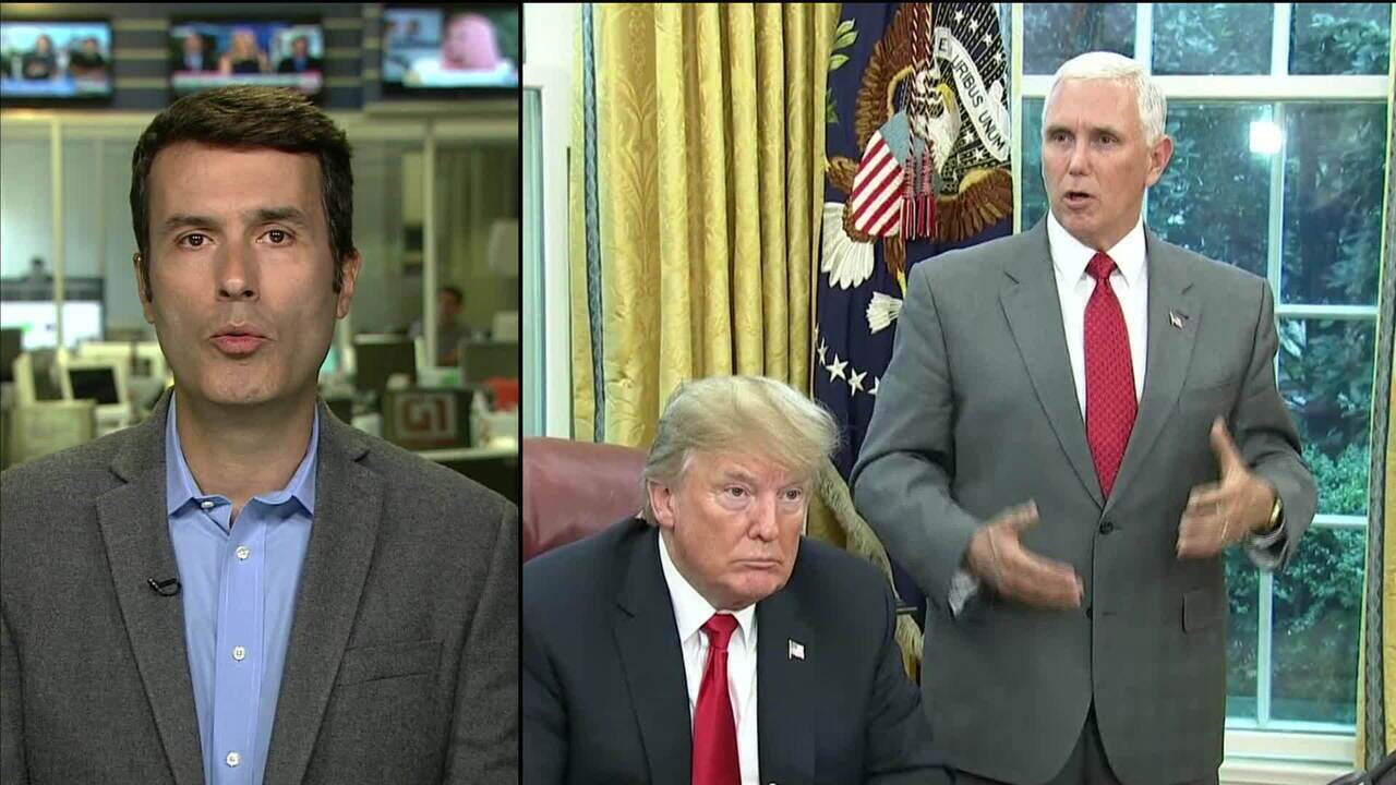 Vicepresidente americano, Mike Pence, visita o Brasil nesta terça (26) Jornal GloboNews