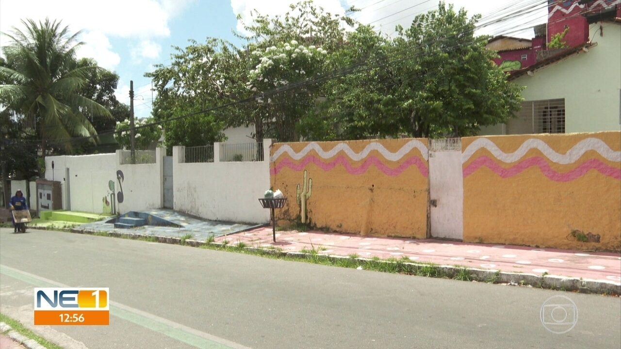 Colorido de muros muda realidade do Vasco da Gama, no Recife NE1 G1