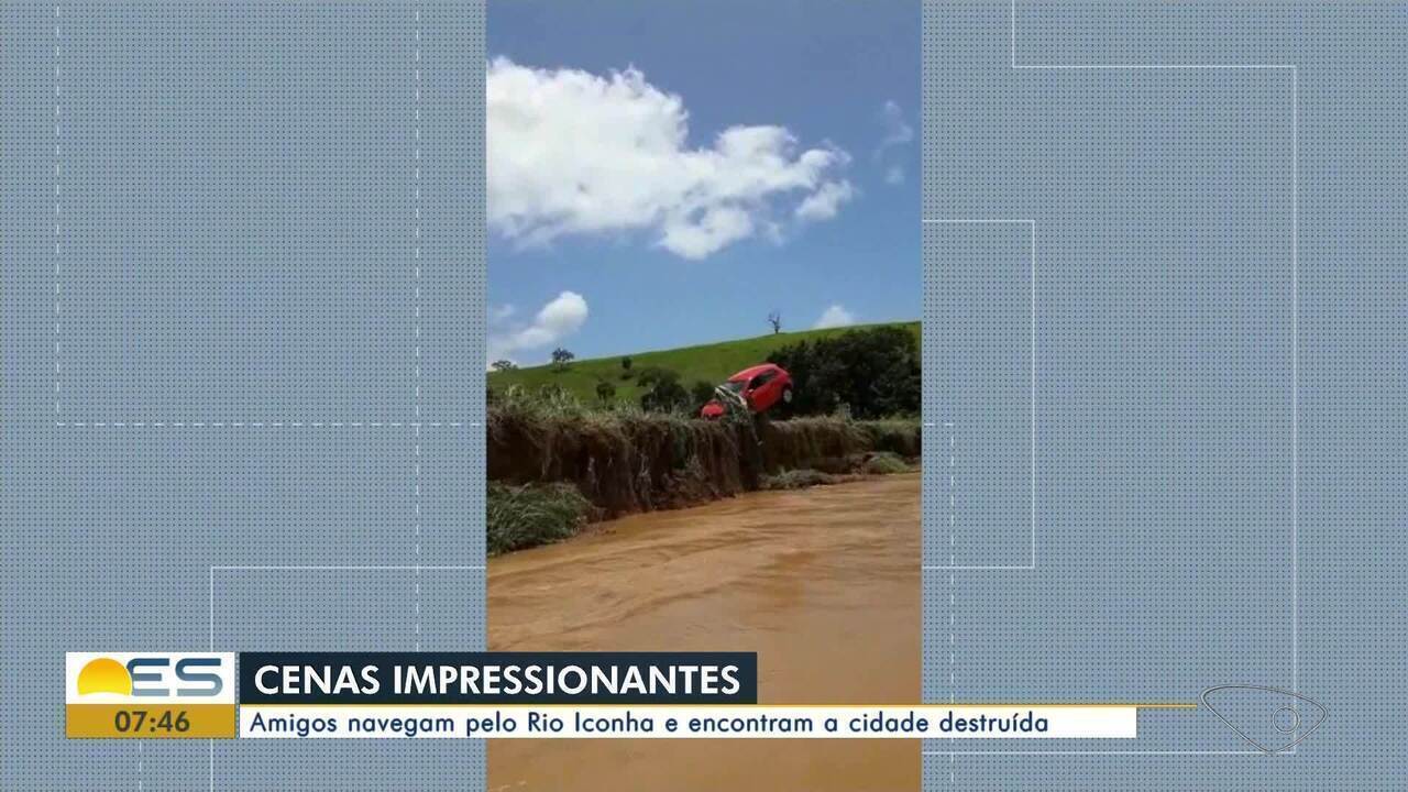 Bom Dia Es Amigos Navegam Pelo Rio Iconha E Encontram A Cidade Destruida Assista Online Globoplay