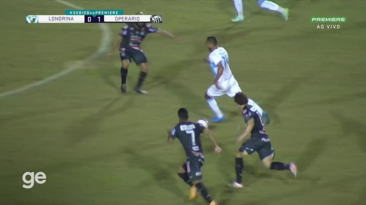Londrina x OperárioPR Melhores Momentos do 1º Tempo futebol ge