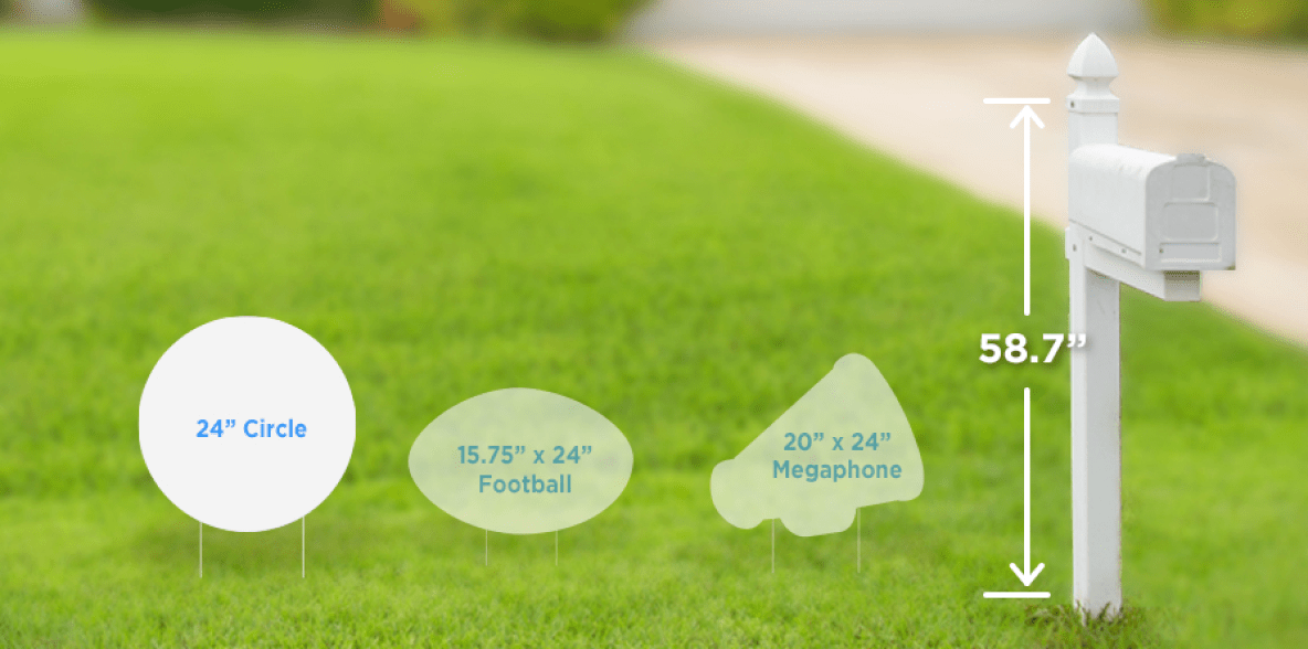 Yard Signs & Lawn Signs Free Shipping Available