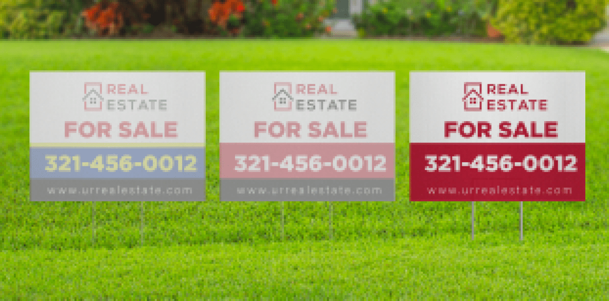 Yard Signs & Lawn Signs Free Shipping Available