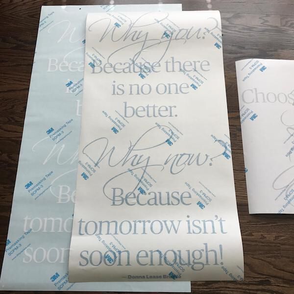 Vinyl Lettering Design and Print Custom Cut Vinyl Lettering