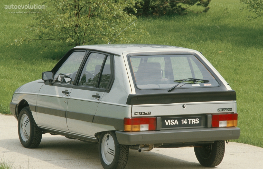 CITROEN Visa specs 1981, 1982, 1983, 1984, 1985, 1986, 1987, 1988