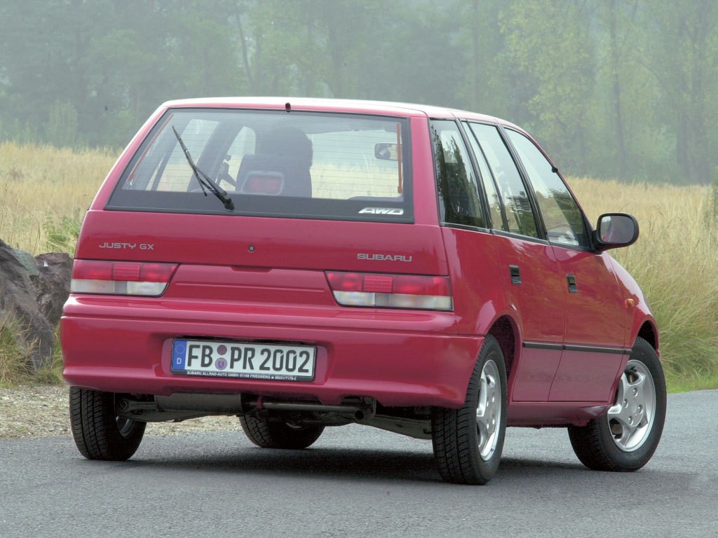 SUBARU Justy 5 doors specs & photos 1997, 1998, 1999, 2000, 2001