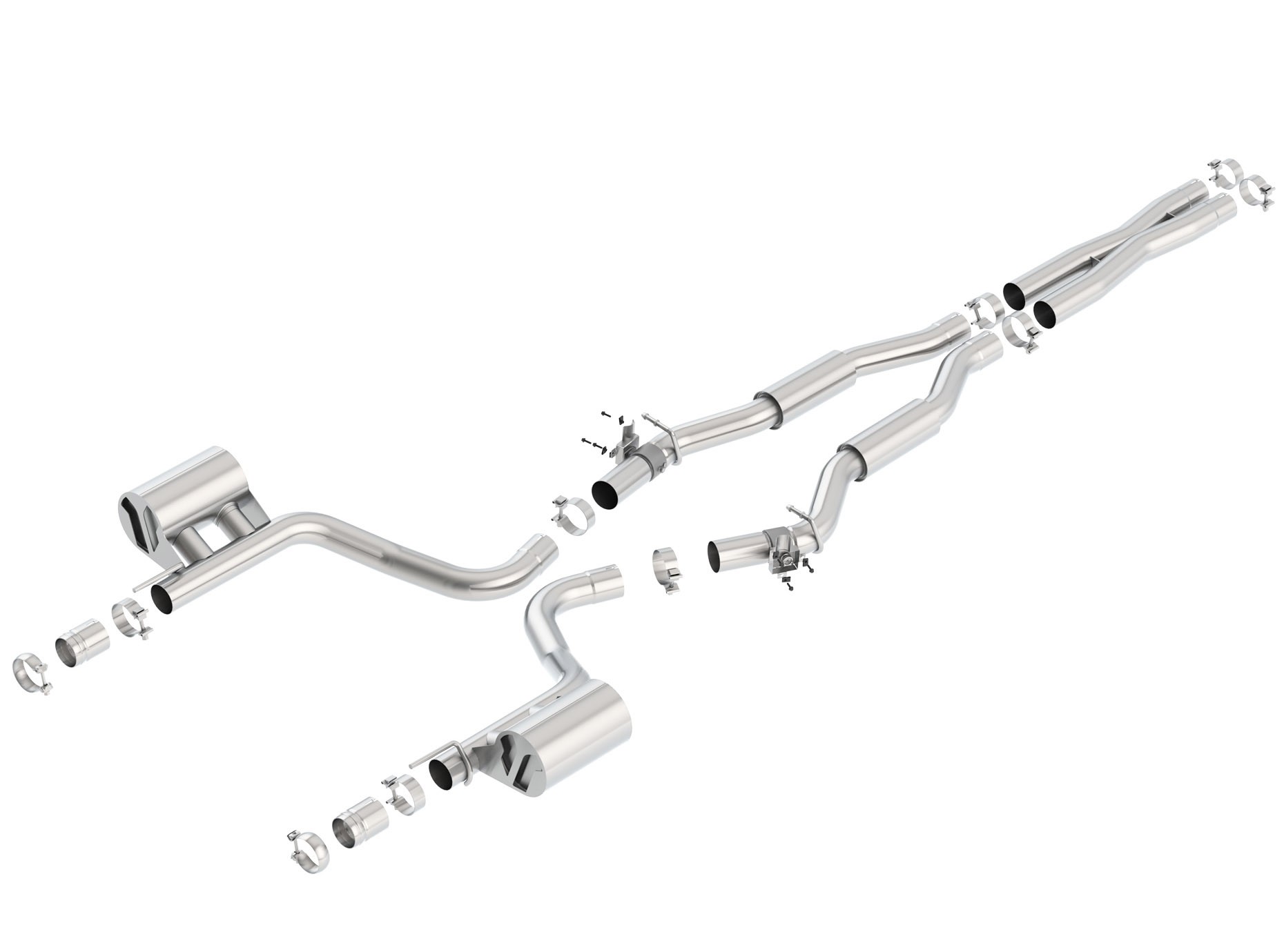 Borla Exhaust Systems for Dodge Challenger SRT Hellcat Sound Nasty as(03)