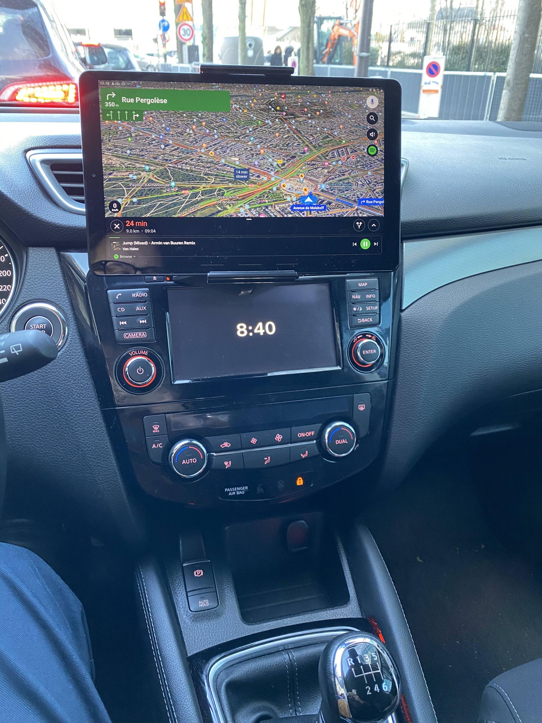 This CarPlay System Uses an Android Tablet and a Carlinkit Adapter