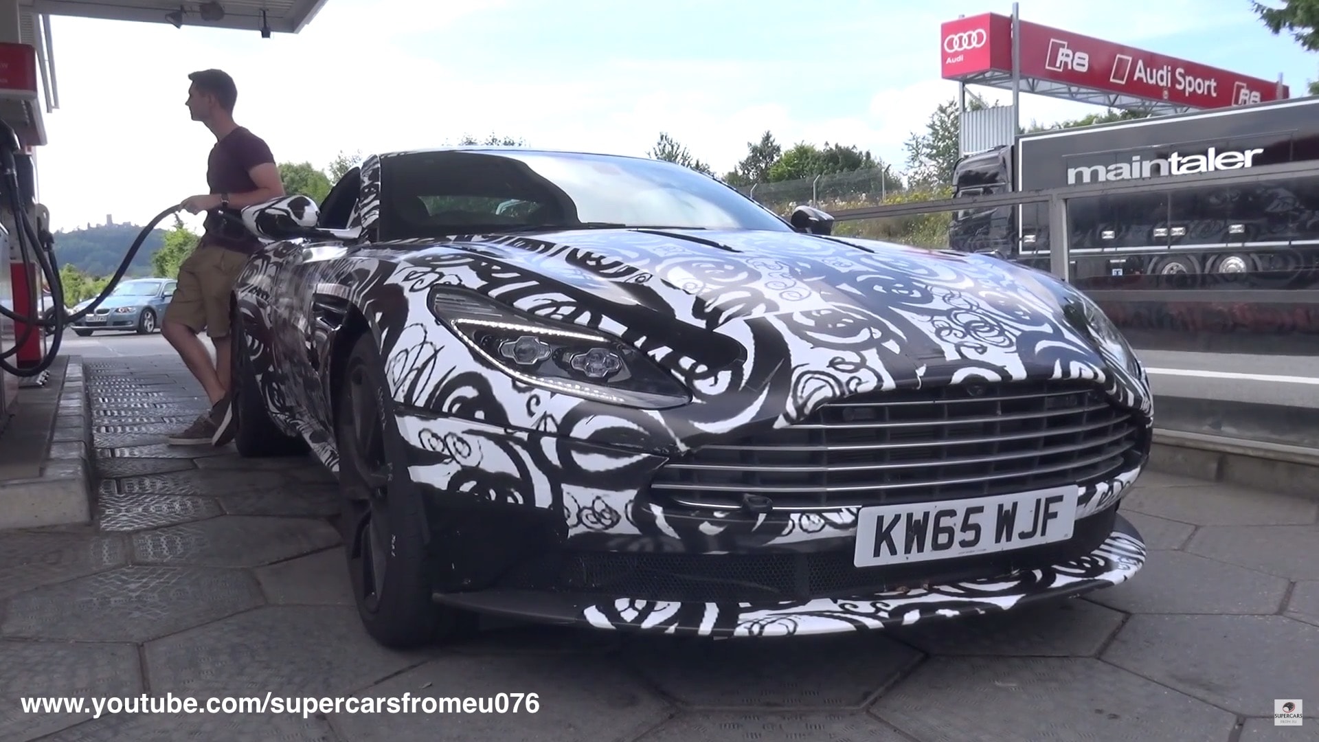 Why Is Aston Martin Testing a DB11 With a MercedesAMG V8