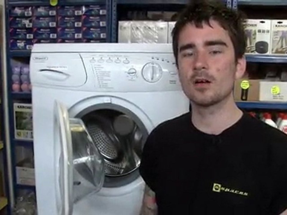 How to fix a broken washing machine door lock Hotpoint video