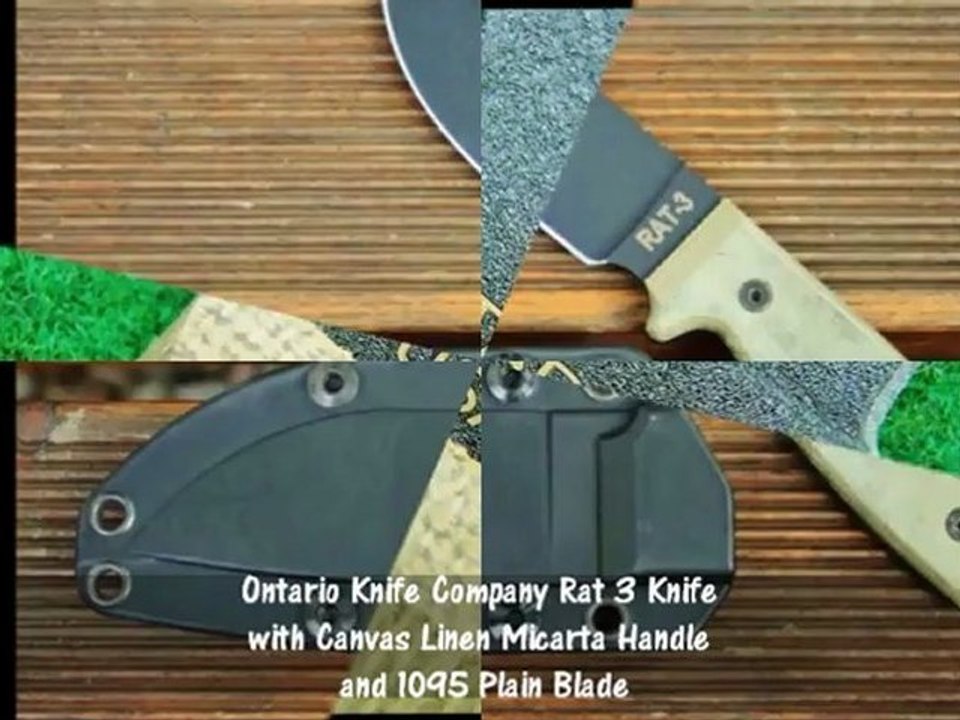 Ontario Rat 3 Fixed Blade Knife Review video Dailymotion