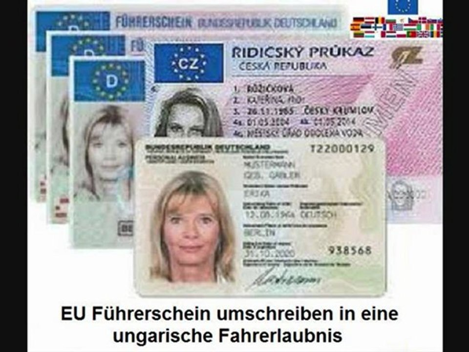 EU Führerschein umschreiben in eine ungarische