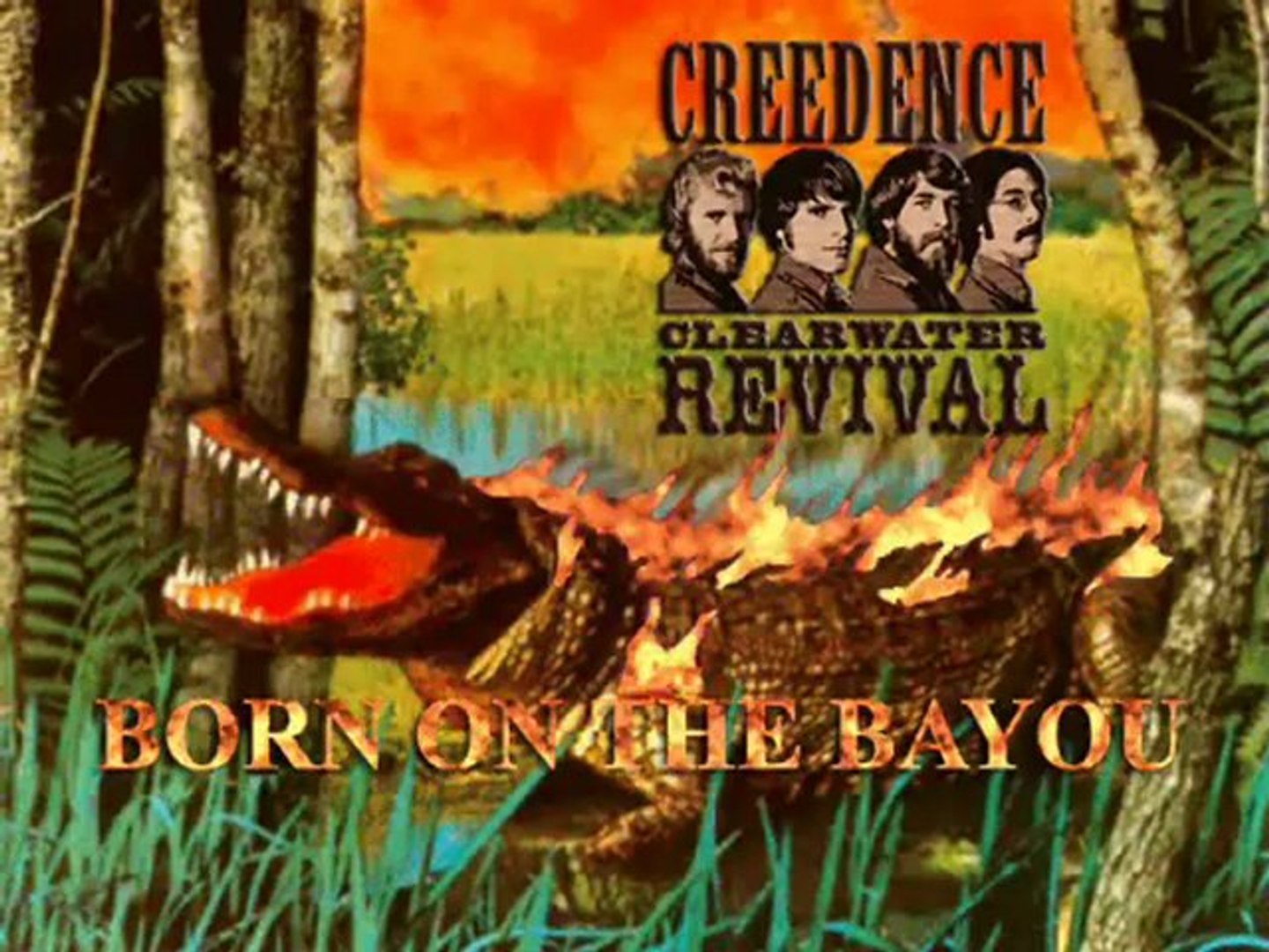 Creedence Clearwater Revival Born On The Bayou Alligator Creedence
