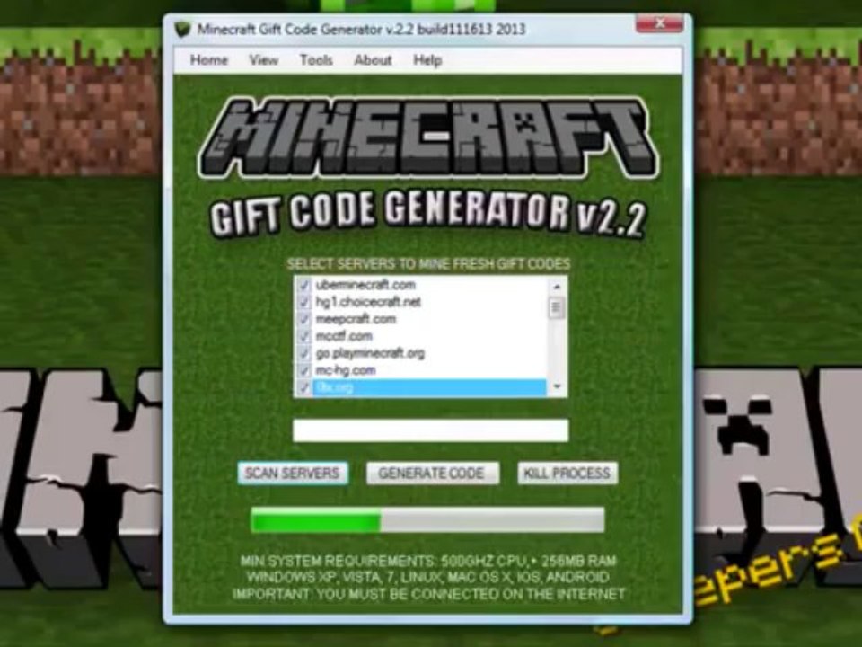 MINECRAFT GIFT CODE GENERATOR 2013 1.4.7 FREE MINECRAFT PREMIUM ACCOUNT