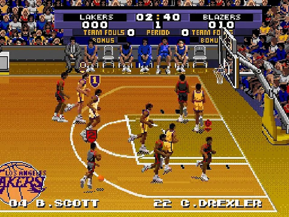 Tecmo Super NBA Basketball online multiplayer snes Vidéo Dailymotion