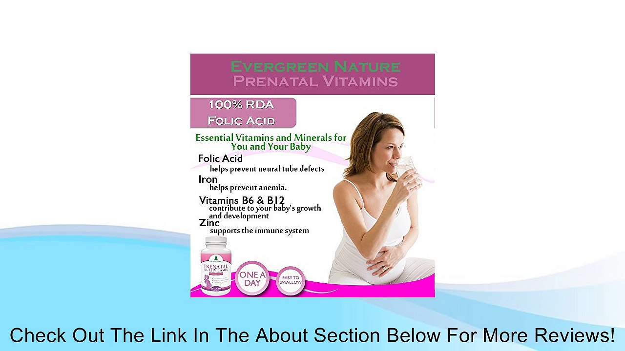 Prenatal Vitamins One A Day Best Formula Including 100 RDA Folic Acid
