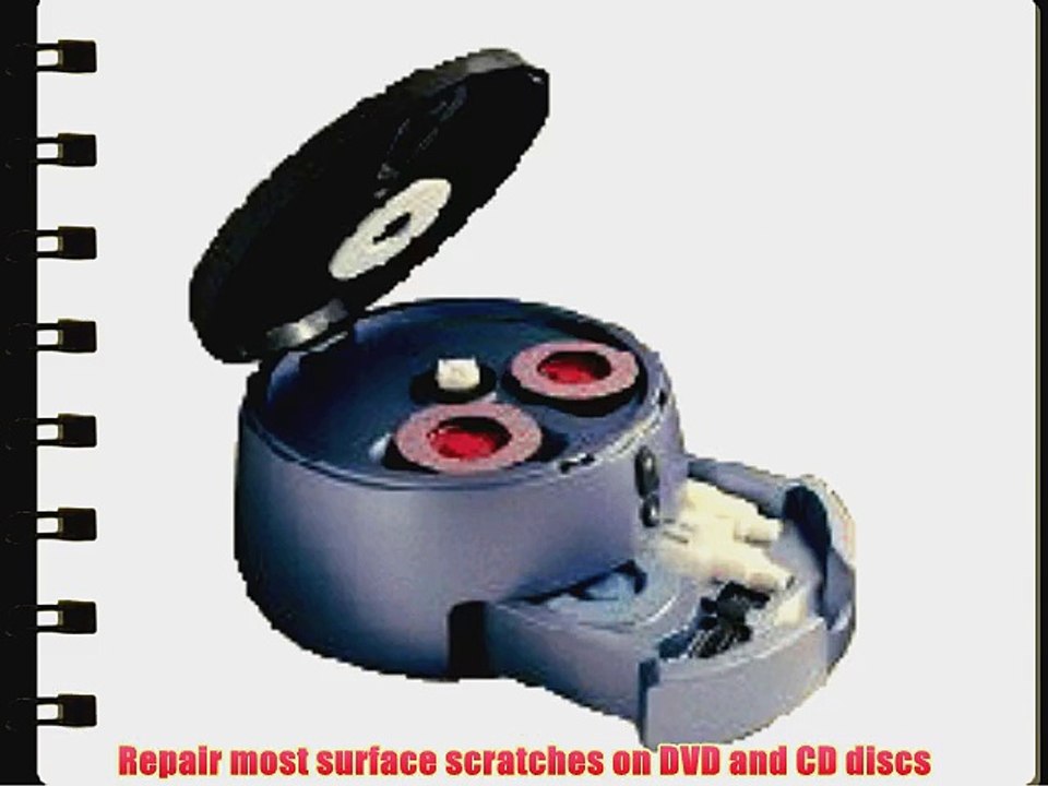 Professional DVD/CD Disc Cleaner and Reconditioner Cleans BluRay