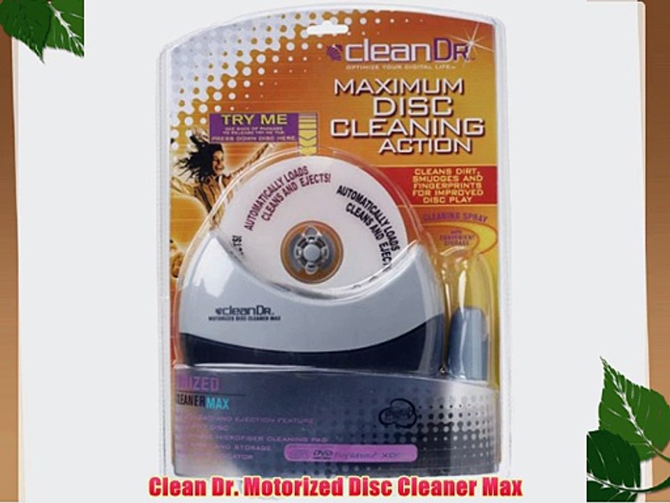 Clean Dr. Motorized Disc Cleaner Max video Dailymotion