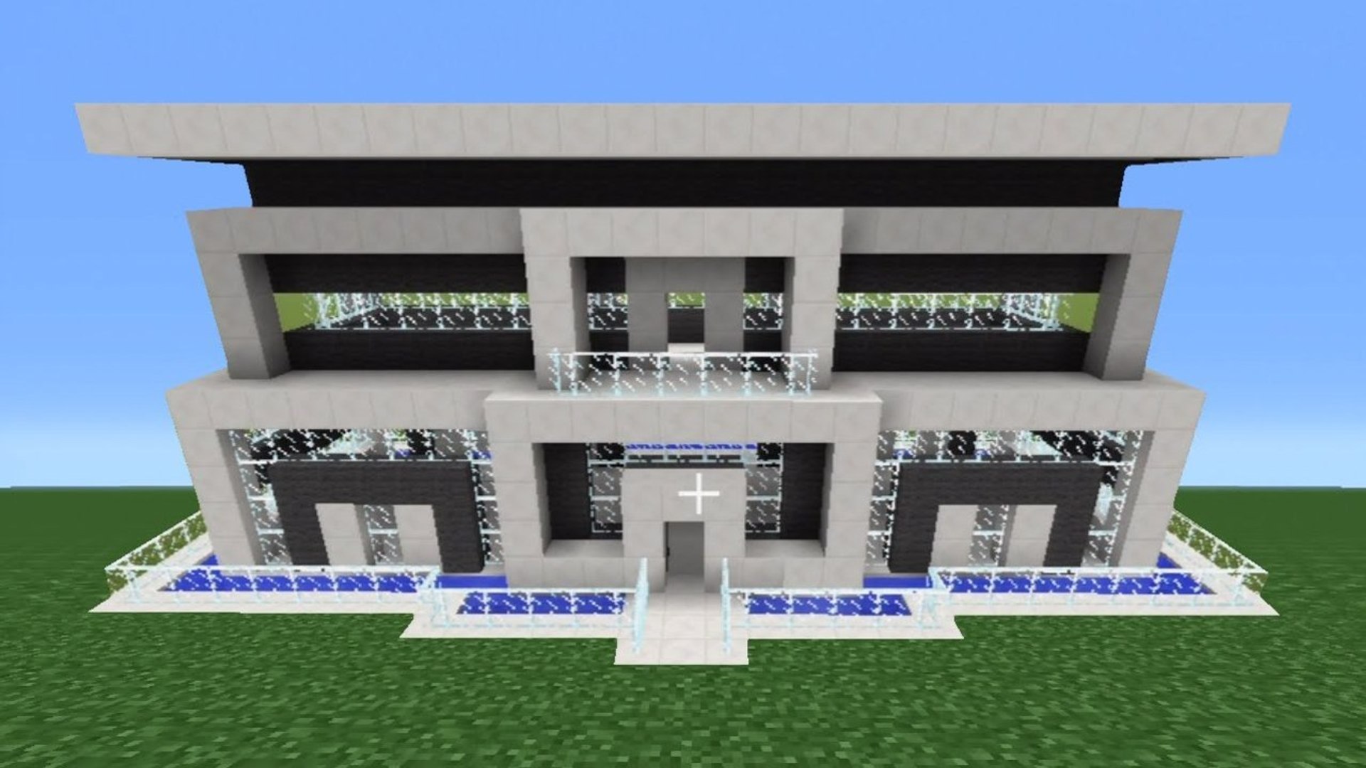Minecraft Tutorial: How To Make A Quartz House - 10 - Video Dailymotion