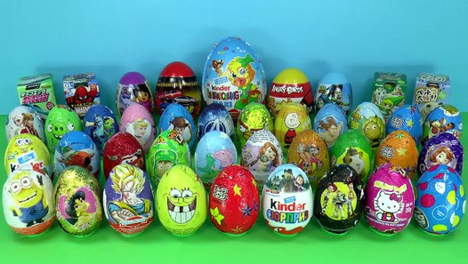 50 Surprise eggs &&, &&&&&&! &&&& & &&&&&&& Kinder Surprise Peppa Pig