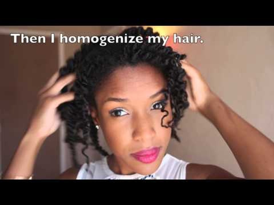 Twists out w/t Karen's Body Beautiful leavein + almond hair butter