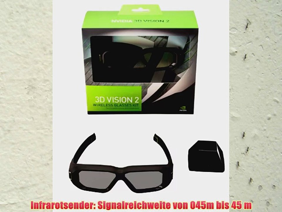 NVIDIA GeForce 3D Vision 2 wireless 3DBrille Kit (USBController 2