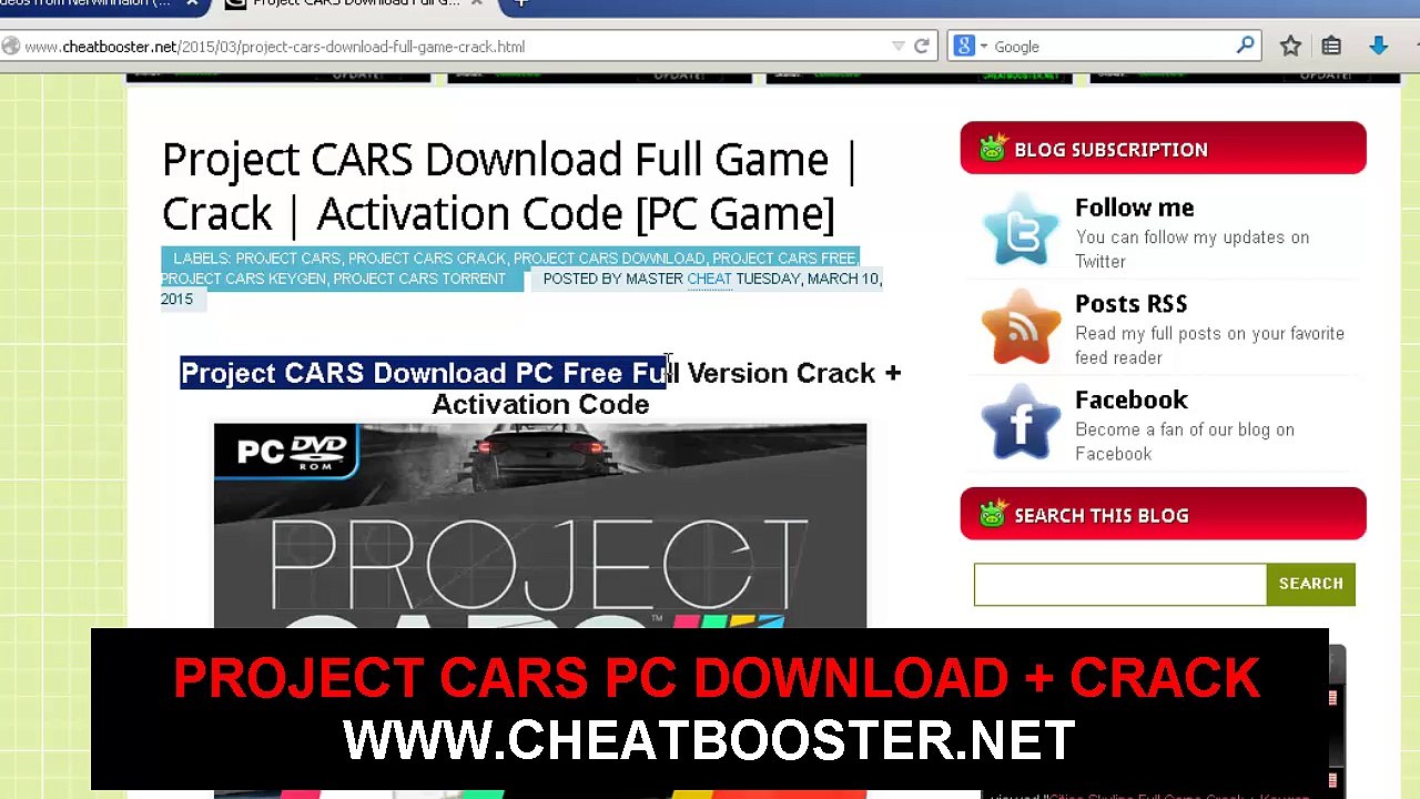 Project Cars Game Download + Crack + Activation Code video Dailymotion