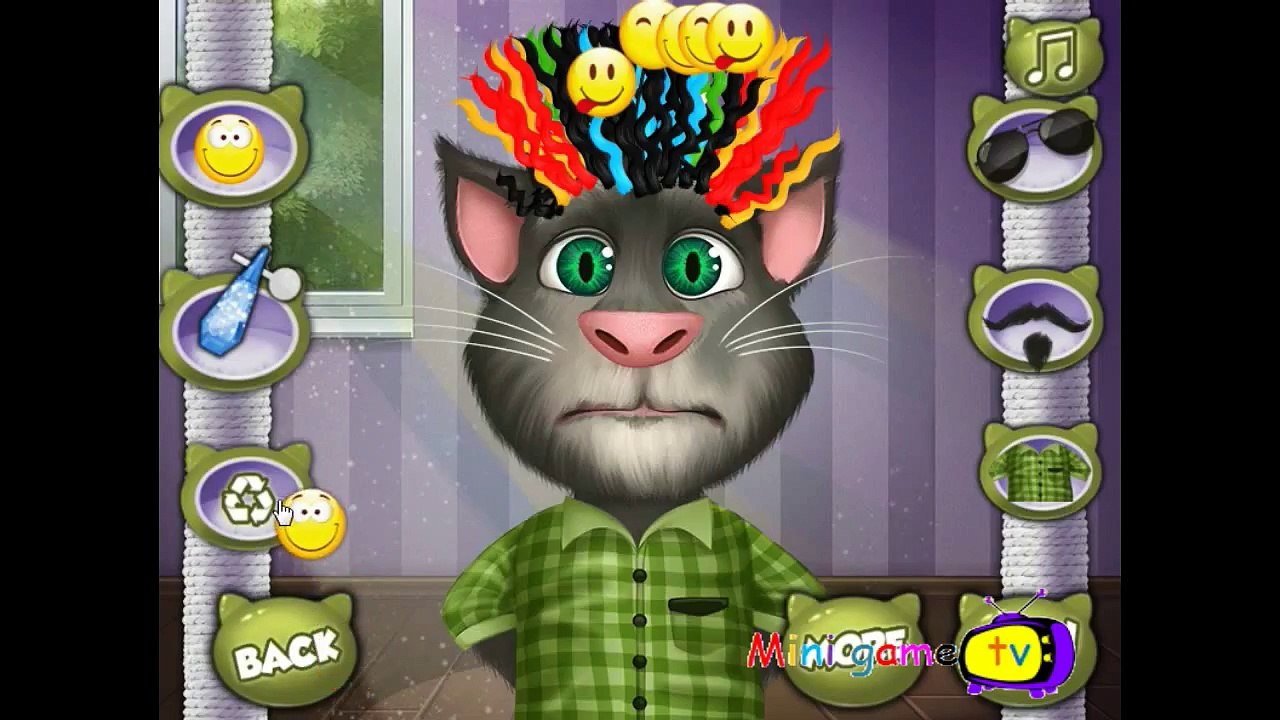 Talking Tom Cat Hair Salon My Talking Tom Cat Full Games Talking