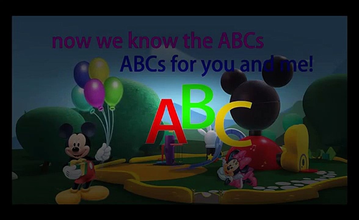ABC Song ABC Songs for Children Mickey Mouse Alphabet Song Nursery