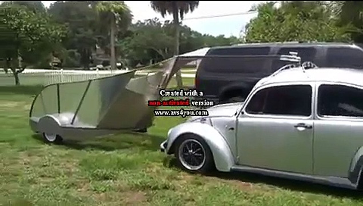 1974 vw beetle trailer camper fifth wheel volkylandia video Dailymotion