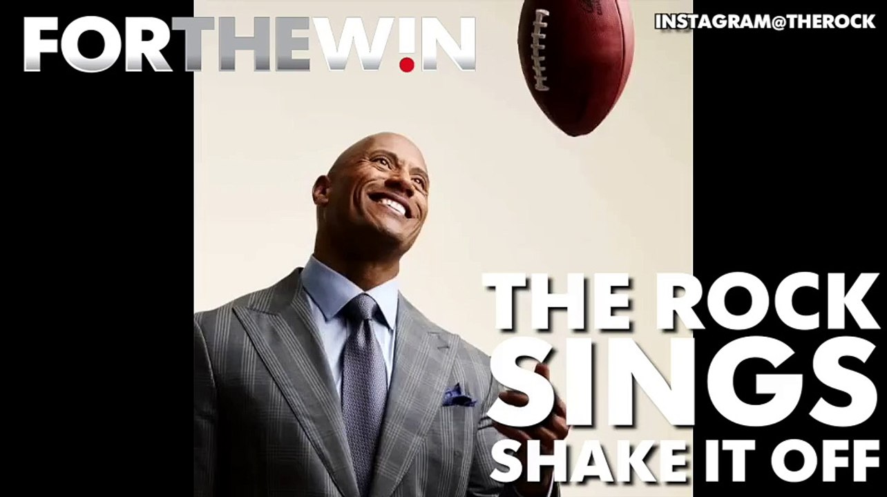 The Rock sings 'Shake it Off' video Dailymotion
