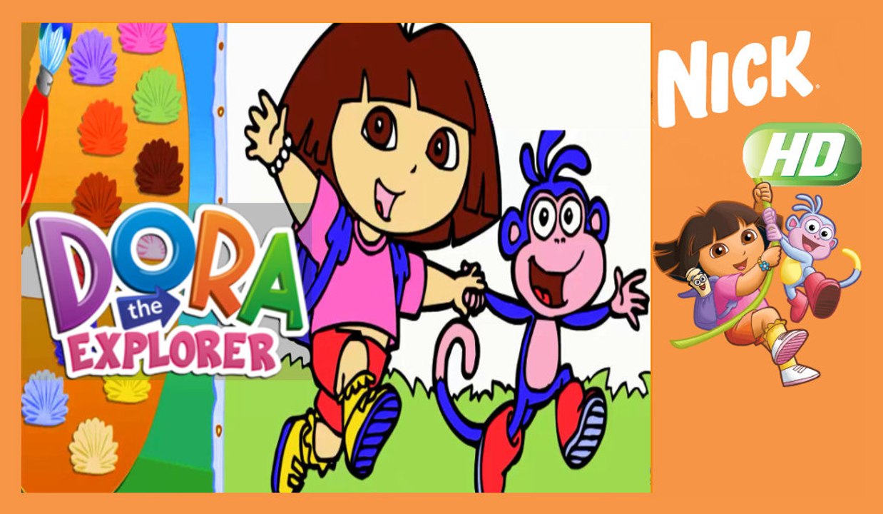 Dora The Explorer Online Games Free Paint Color with Dora Game