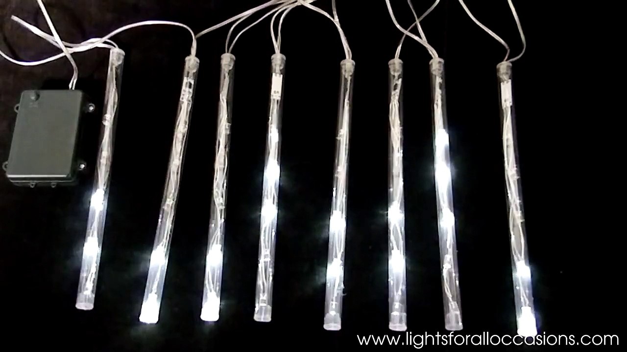 Dripping Icicle LED Christmas Lights video Dailymotion