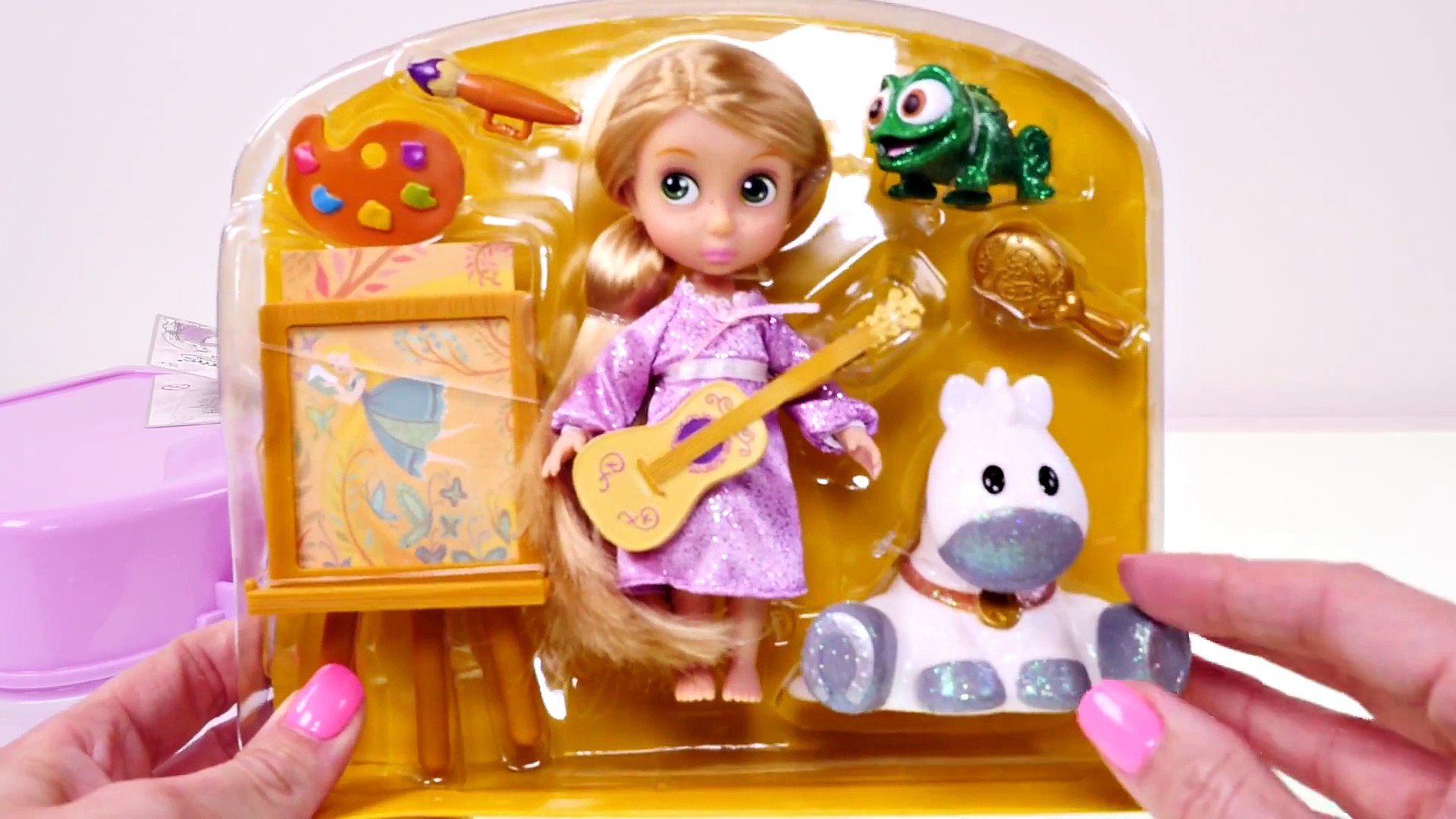 Disney Animators' Collection Rapunzel Friends Mini Doll Play Set New