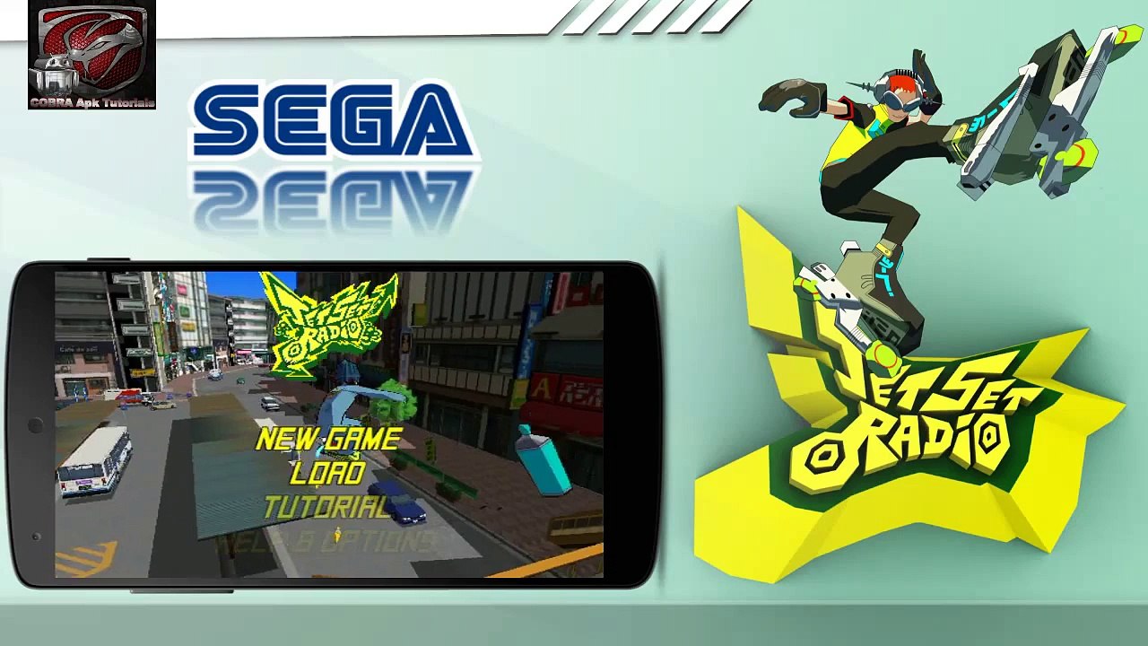 Jet Set Radio v1.0.7 Apk+Data GAMEPLAY 2015 (HD) video