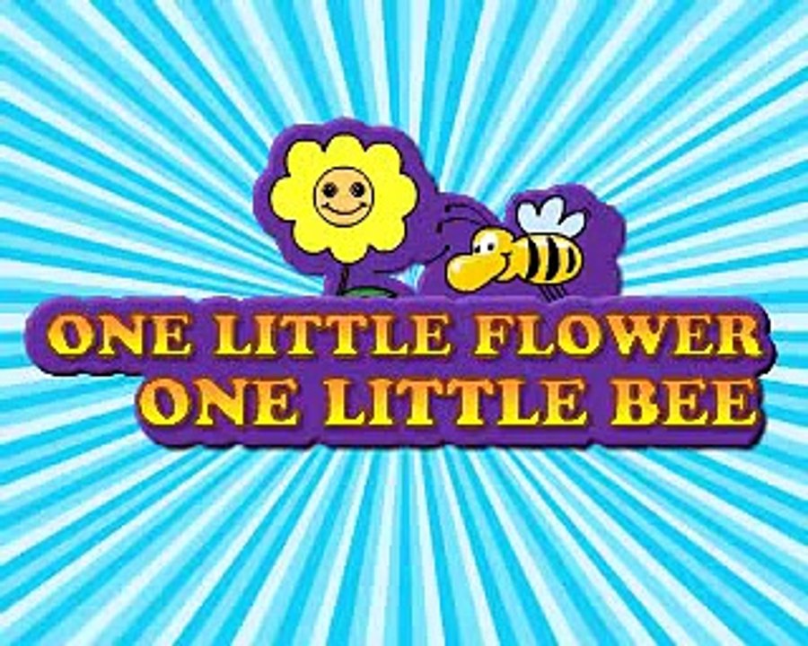 One Little Flower One Little Bee Animated English Nursery Rhyme