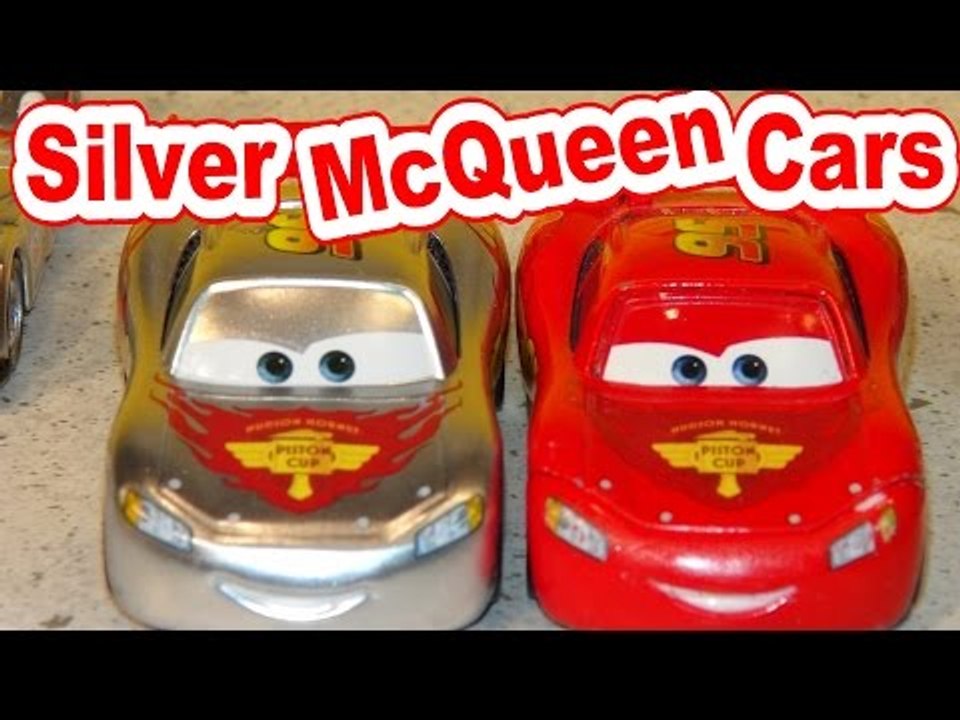 Pixar Cars Unboxing 5 New Silver Cars from Lightning McQueen WGP Race