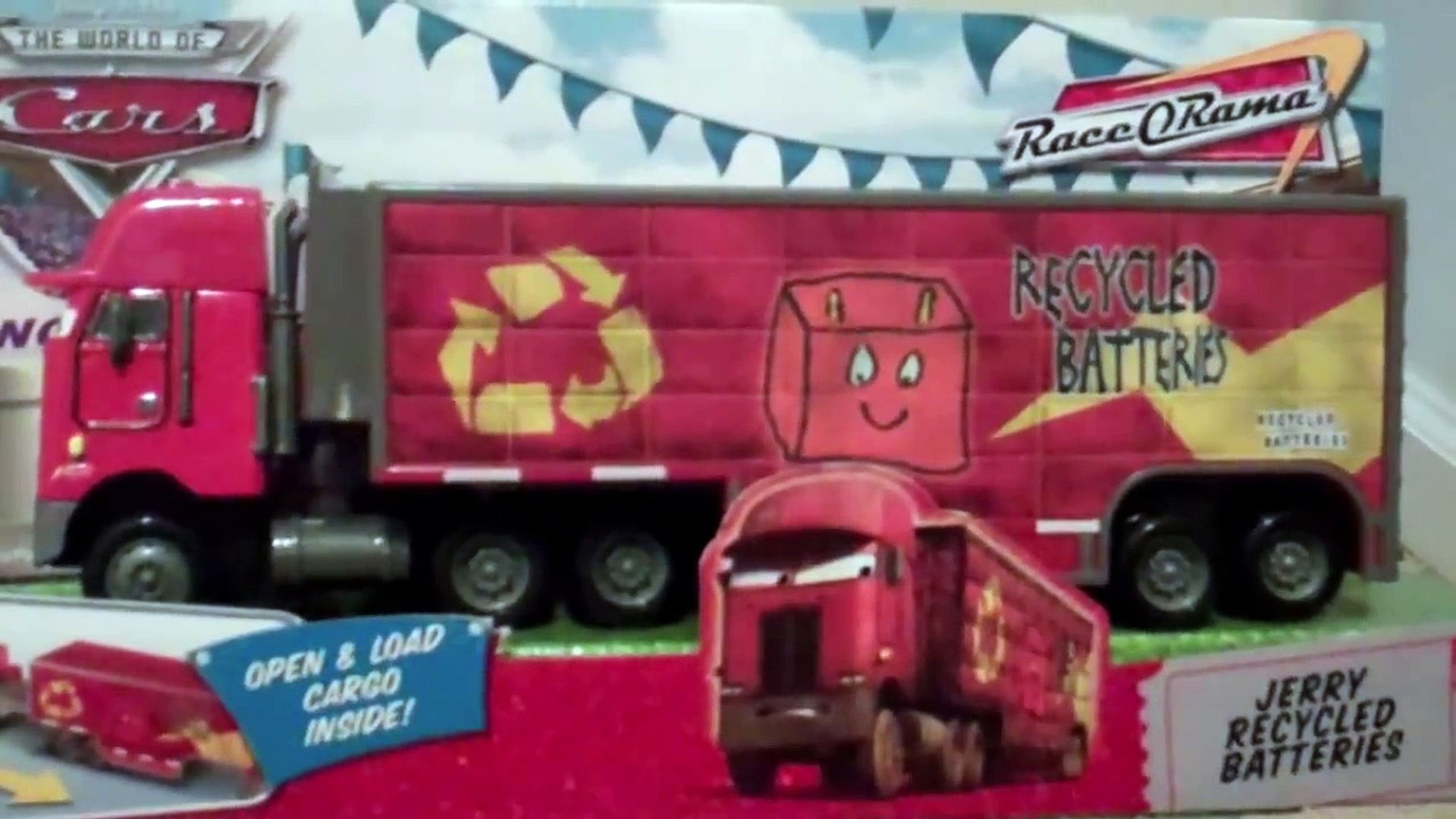 Disney pixar cars jerry recycled batteries hauler www.ugel01ep.gob.pe