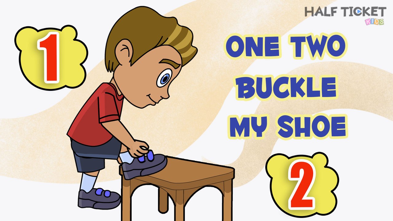 One Two Buckle My Shoe Nursery Rhymes Songs With Lyrics Kids Songs