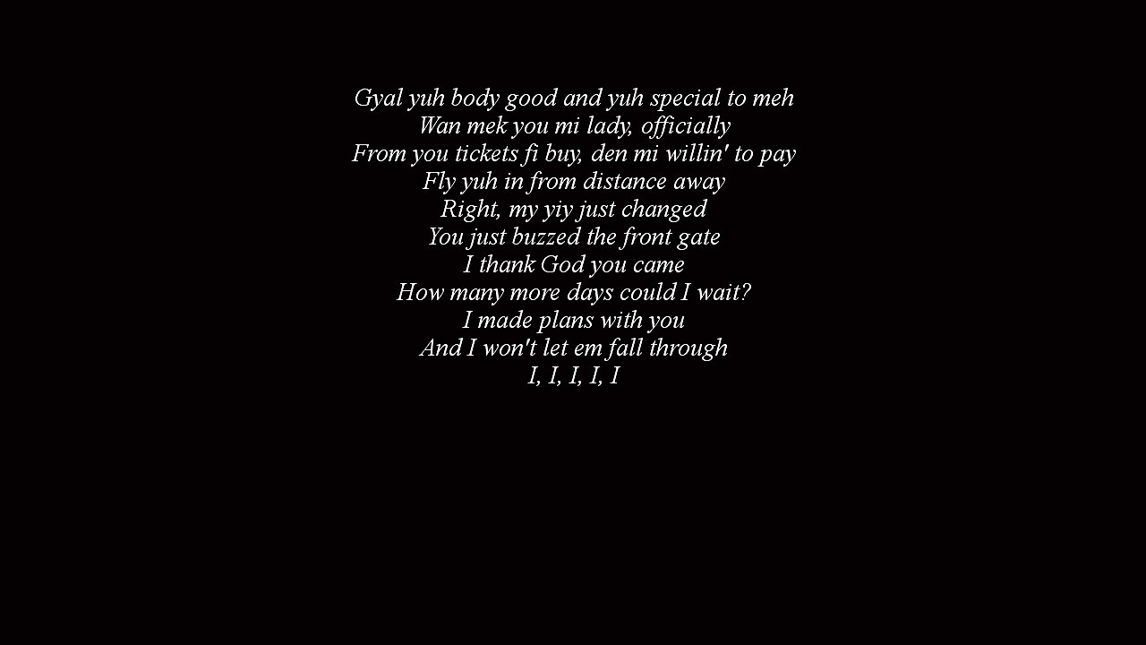 Drake Controlla Feat. Popcaan (Lyrics Only) Vidéo Dailymotion