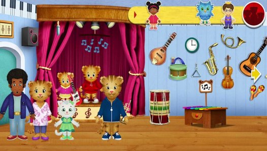 Daniel Tiger's Neighborhood Games Feel The Music