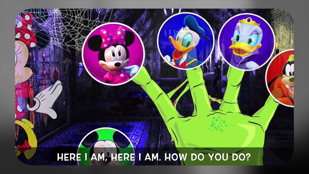 Mickey Mouse and Friends Scary Halloween Stories Finger Family Songs!! Vidéo Dailymotion