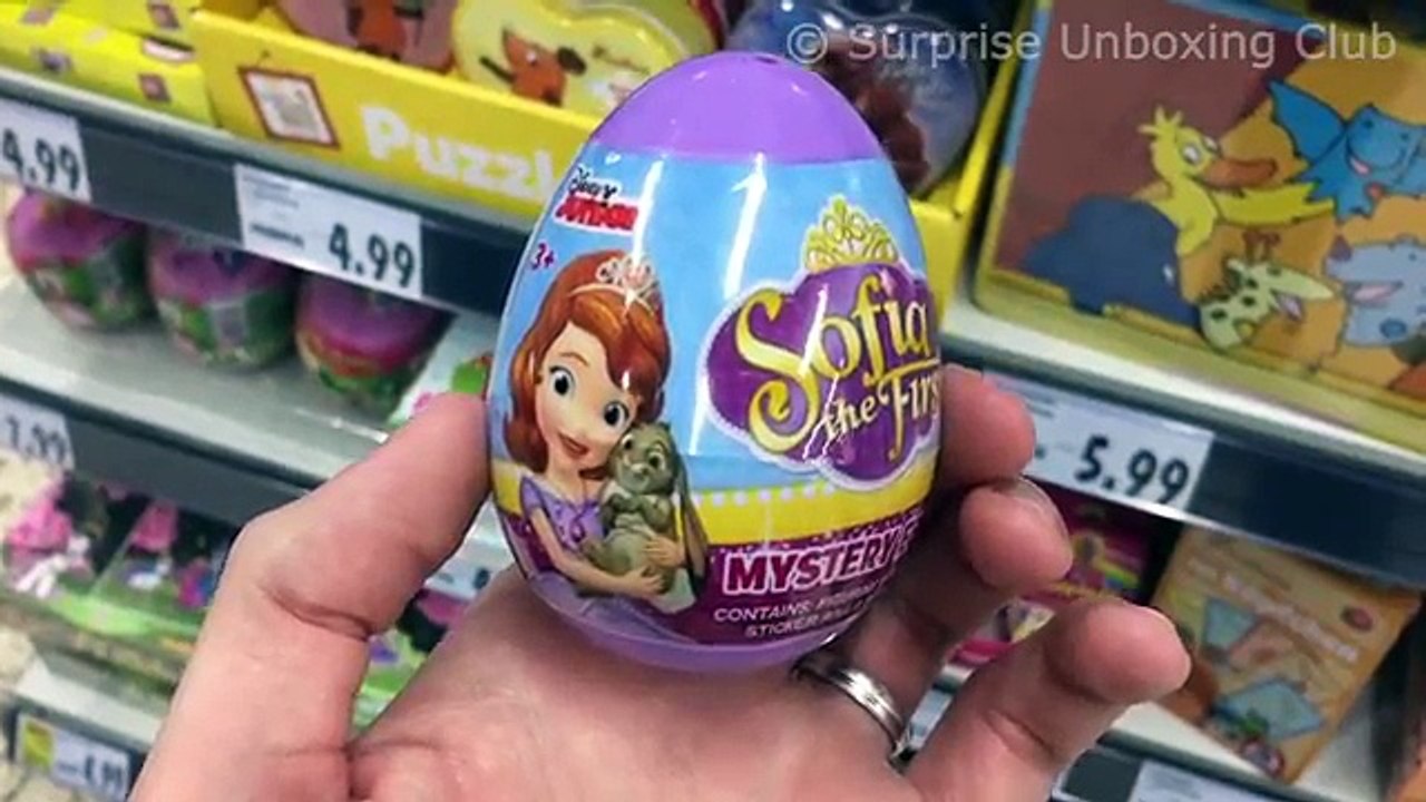 Sofia the First Disney Surprise Egg Review Видео Dailymotion