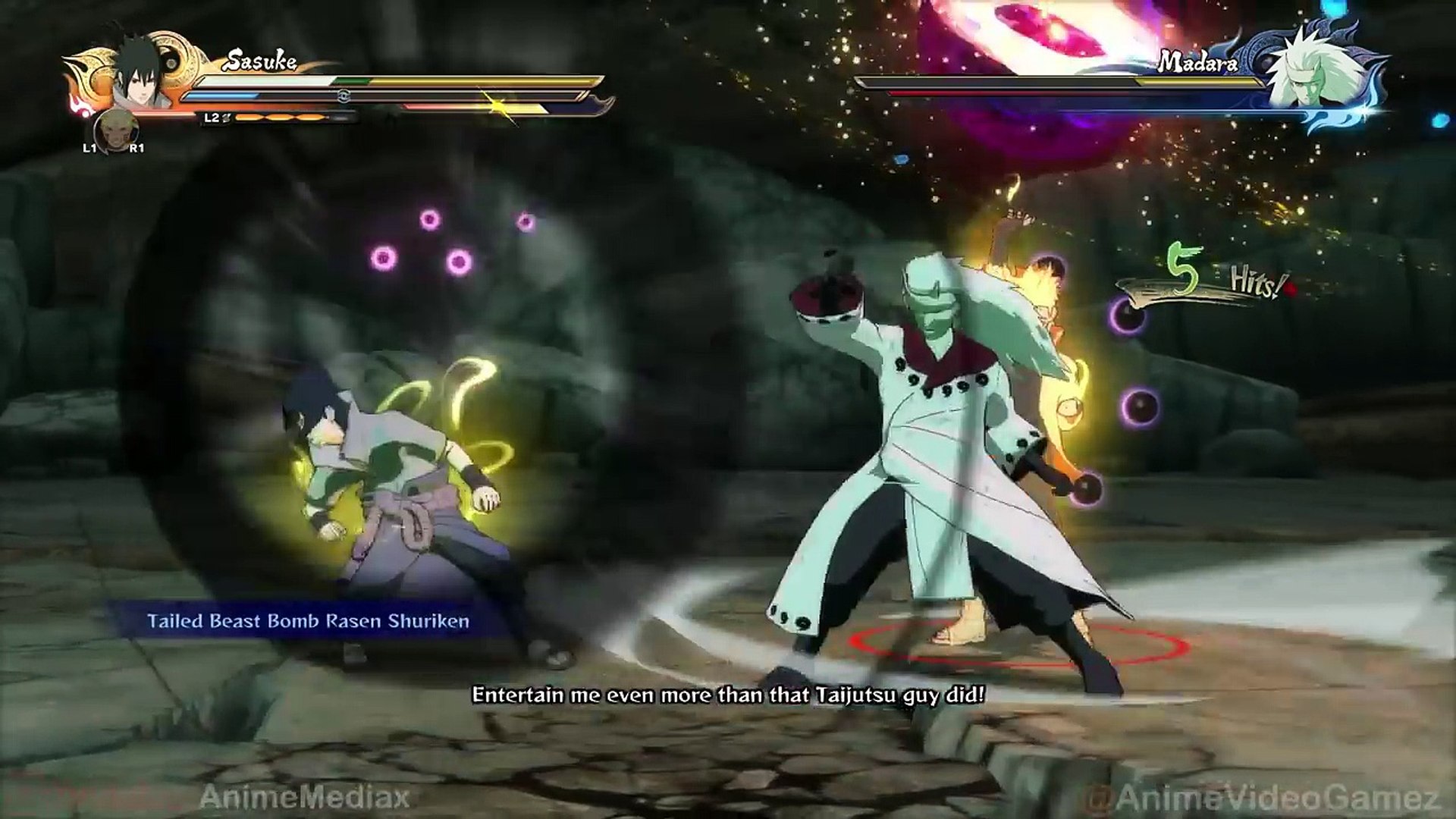 Madara Vs Tailed Beasts