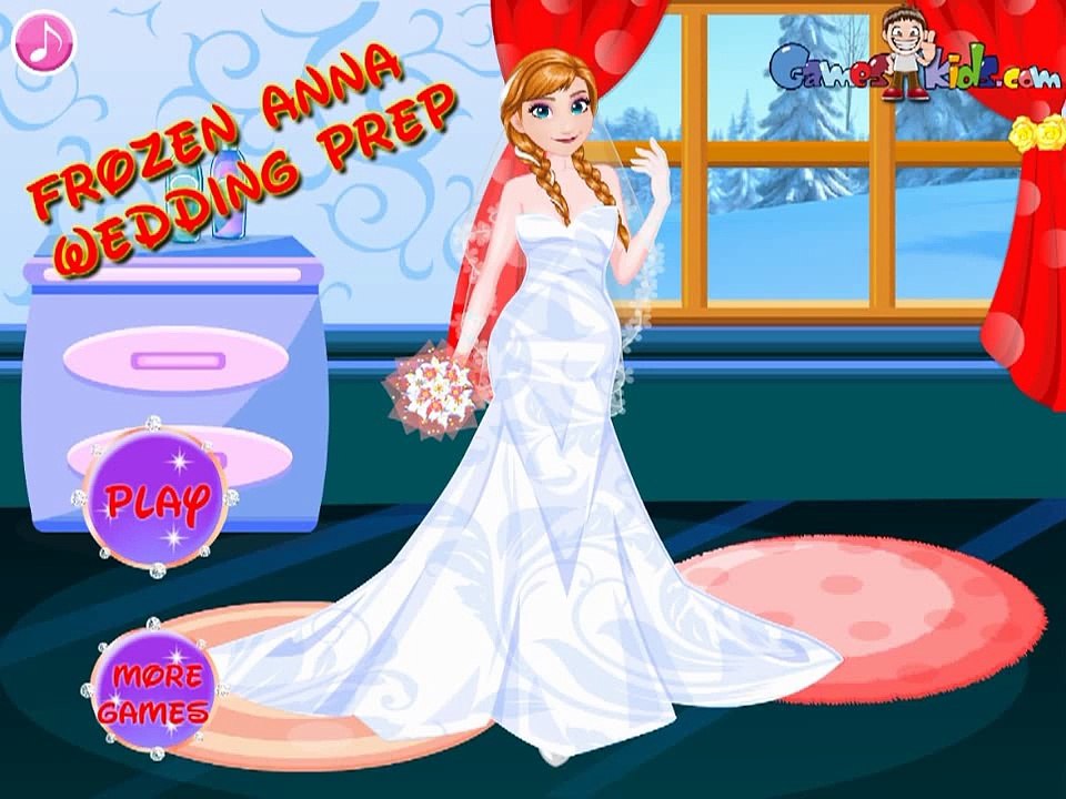 Disney Frozen Princess Elsa and Anna & Rapunzel Wedding Prep. Dress Up