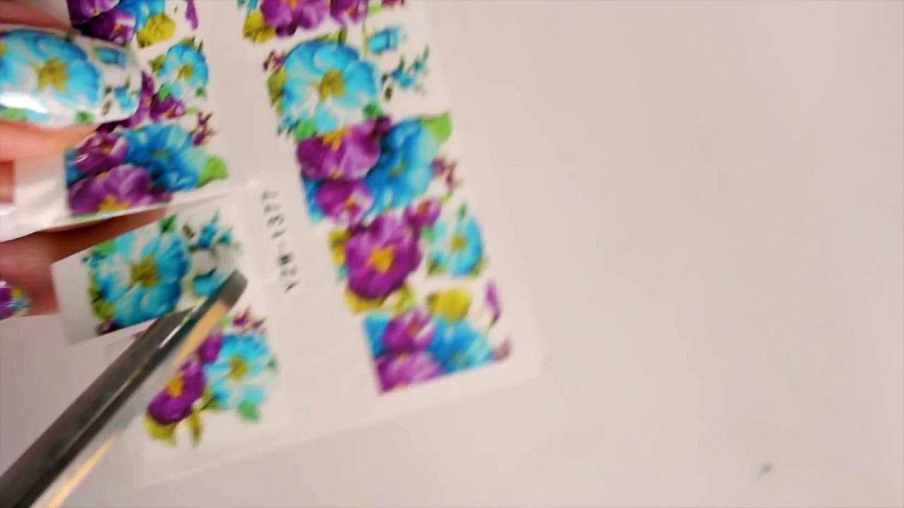 DIY Water Decal Nail ArtONLY 10 CENTS FREE SHIPPING!o3lTuHlHS_s