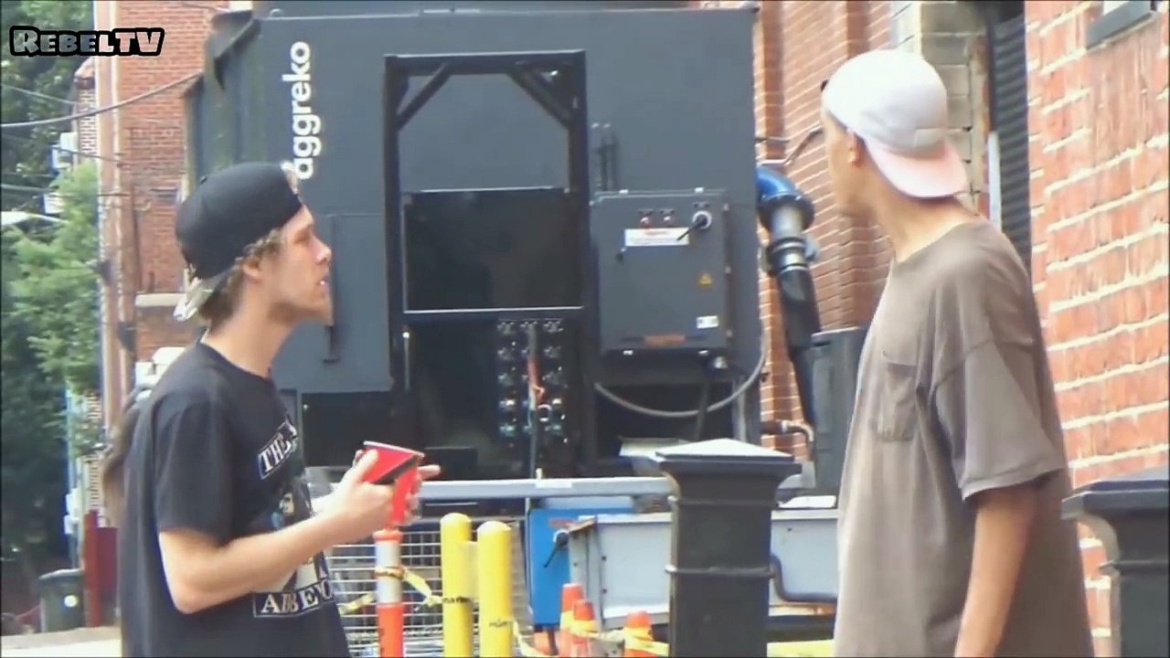 Throwing Water in Peoples Faces Prank RebelTV video Dailymotion